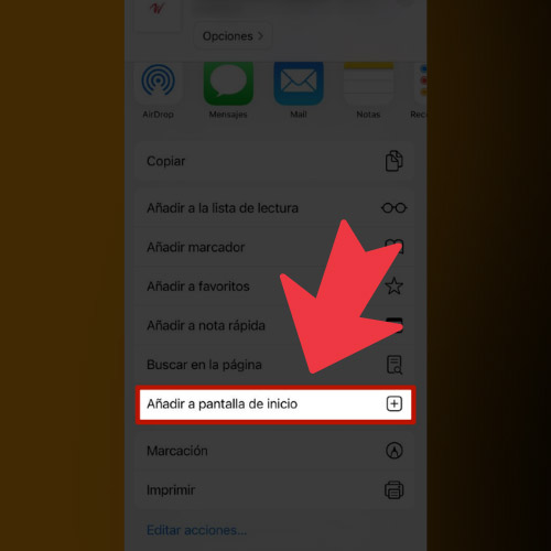 Seleccione la opci&oacute;n 