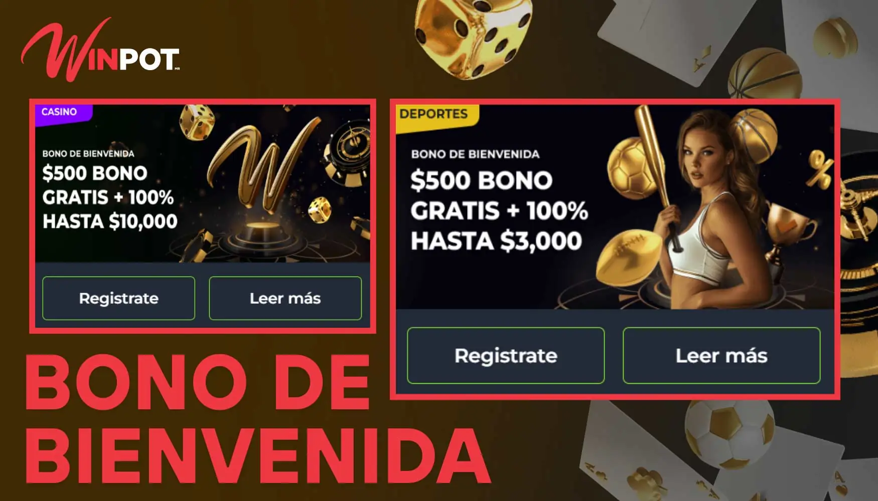 Winpot da la bienvenida a todos los nuevos usuarios de M&eacute;xico con un generoso bono de primer dep&oacute;sito